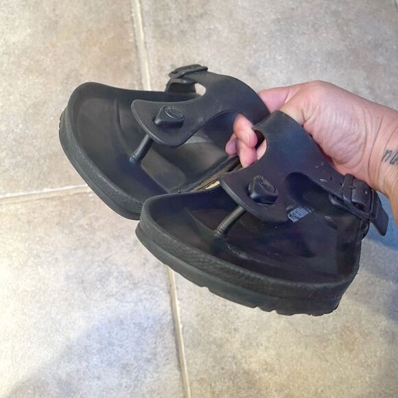 Birkenstock Gizeh EVA Rubber Open Toe T Strap Lightweight Water Friendly Sandals - Picture 9 of 12